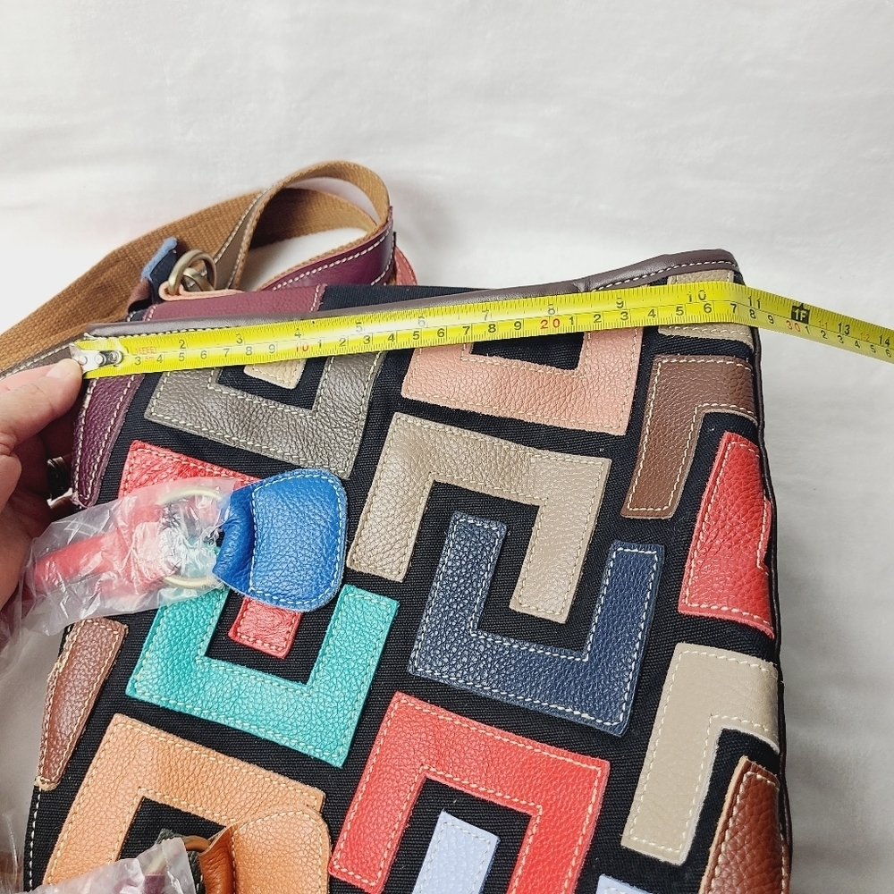 Nwt CAERLIF leather crossbody or hand bag - Picture 9 of 10